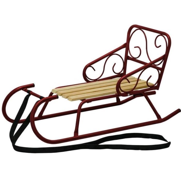 Санки Time Eco Морозко бордові Фото