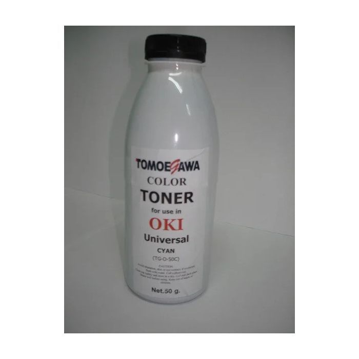 Тонер Tomoegawa OKI UNIVERSAL 50г Cyan Фото