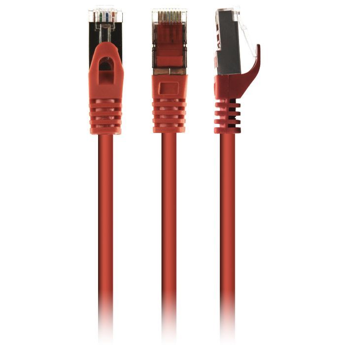 Патч-корд Cablexpert 3м S/FTP Cat 6A CU LSZH red Фото
