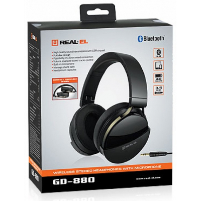 Наушники REAL-EL GD-880 Black Фото 11
