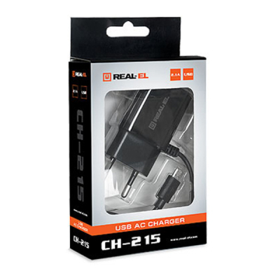 Зарядное устройство REAL-EL CH-215 black Фото 7