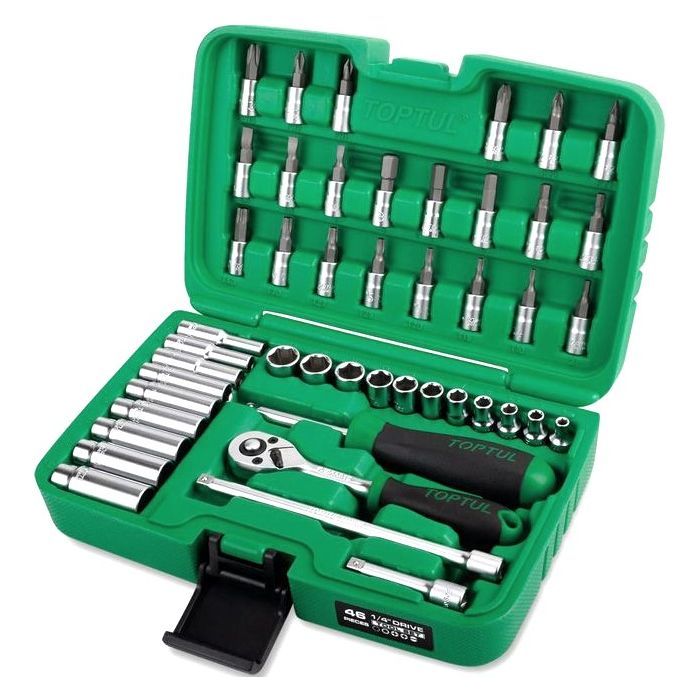 Набор инструментов Toptul професійний 1/4" 46од. Фото