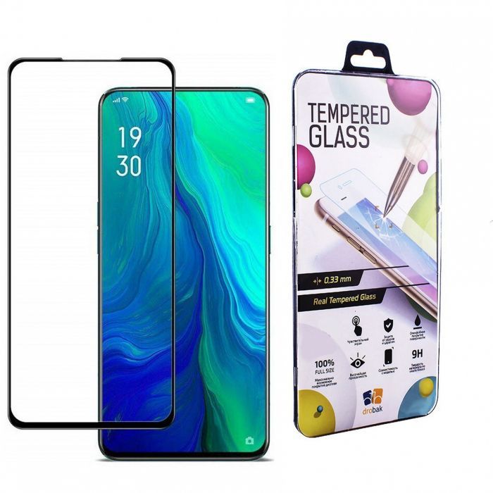 Стекло защитное Drobak OPPO Reno 2 (Black) Фото
