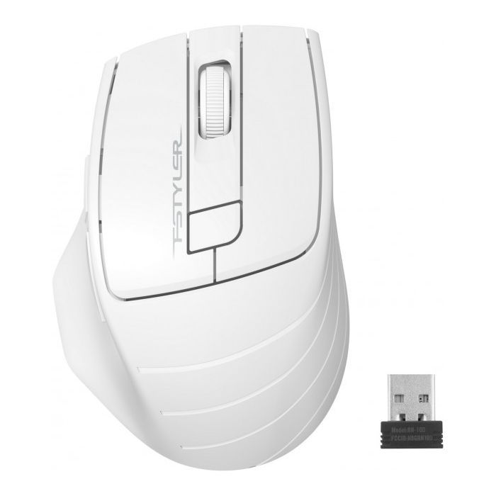 Мышка A4Tech FG30S Grey+White Фото