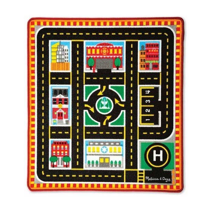 Детский коврик Melissa&Doug Спасательные машины (с машинками) Фото