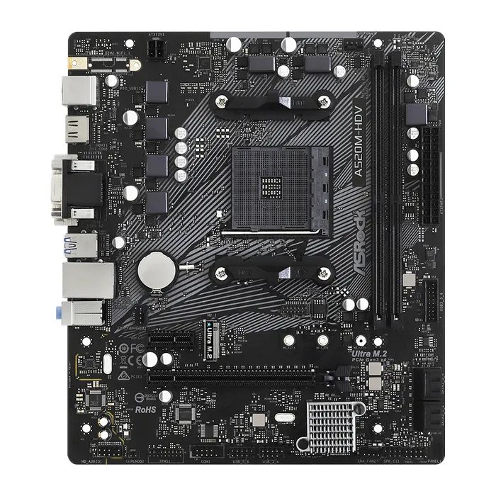 Материнская плата ASRock A520M-HDV Фото