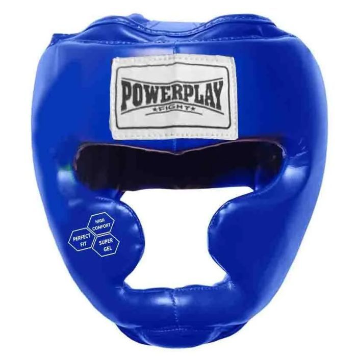 Боксерский шлем PowerPlay 3043 S Blue Фото
