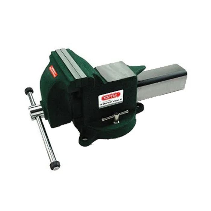 Тиски Toptul слесарные 100мм 4" поворотные Фото