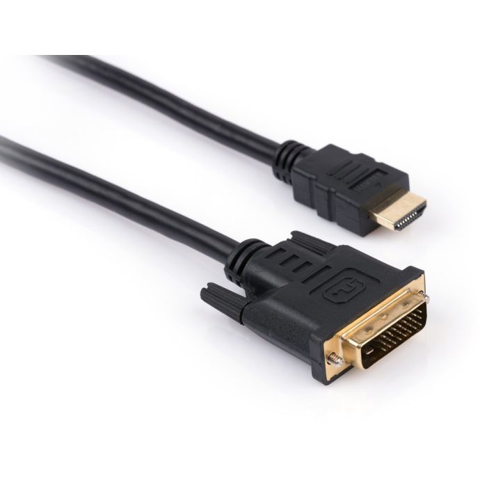 Кабель мультимедийный Vinga HDMI M to DVI M 5.0m 24+1pin Фото