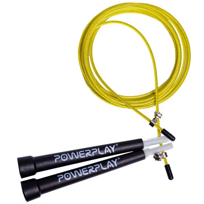 Скакалка PowerPlay Скоростная 4202 Yellow Фото