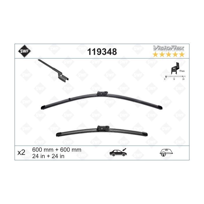 Щетка стеклоочистителя SWF 119348 Фото