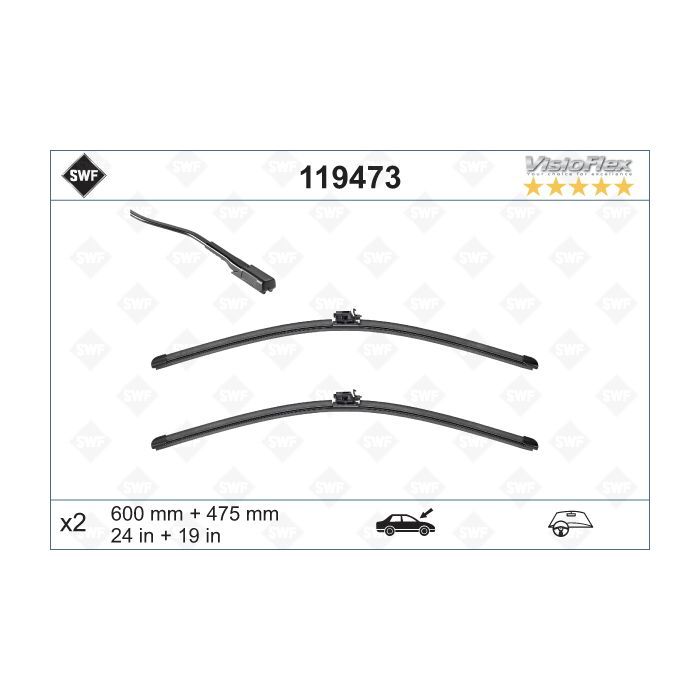 Щетка стеклоочистителя SWF 119473 Фото