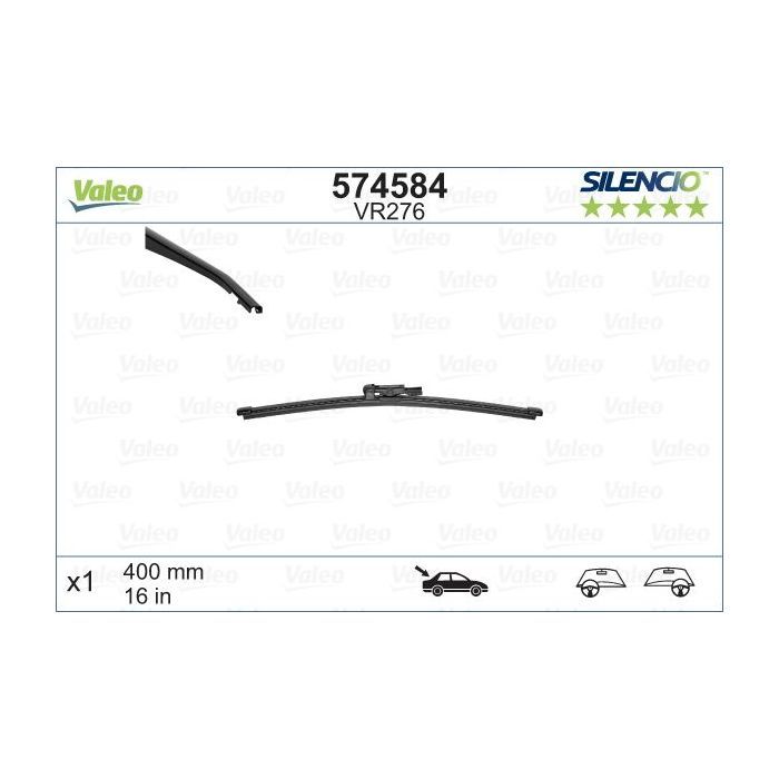 Щетка стеклоочистителя Valeo 574584 Фото