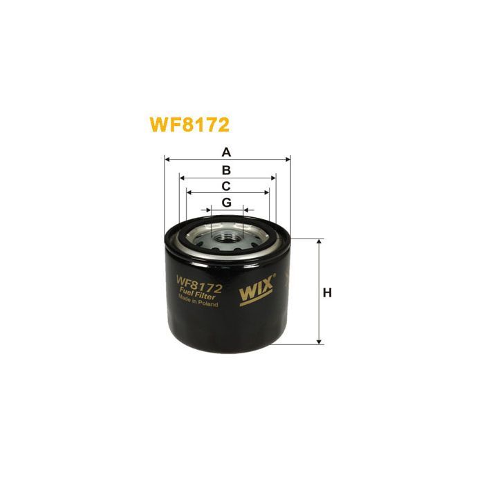 Фильтр топливный Wixfiltron WF8172 Фото
