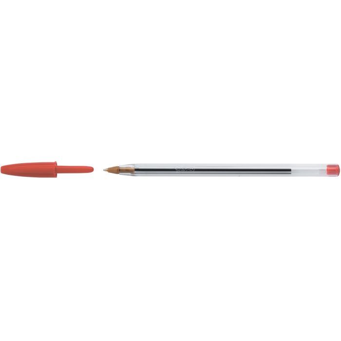 Ручка шариковая Bic Cristal, красная Фото