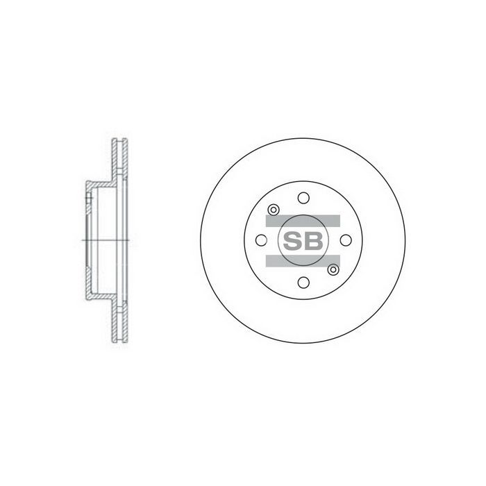 Тормозной диск HI-Q SD2010 Фото