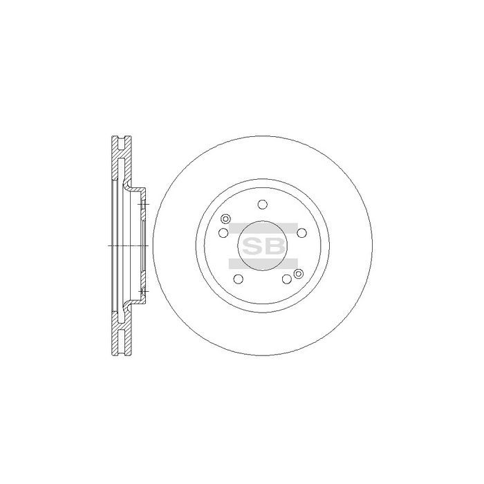 Тормозной диск HI-Q SD3042 Фото