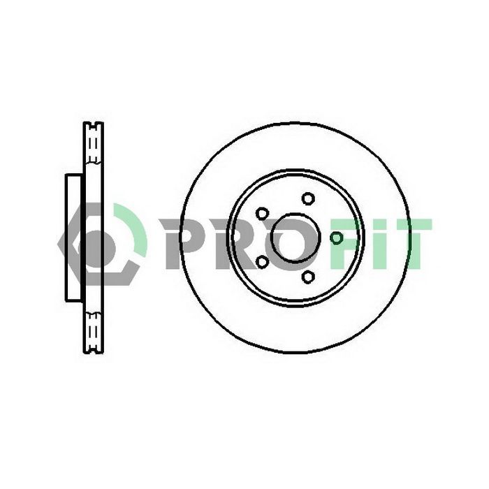 Тормозной диск Profit 5010-1125 Фото