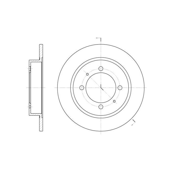 Тормозной диск REMSA 6447.00 Фото
