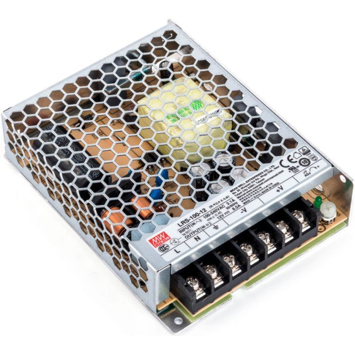 Блок питания для систем видеонаблюдения MeanWell LRS-100-12 Фото