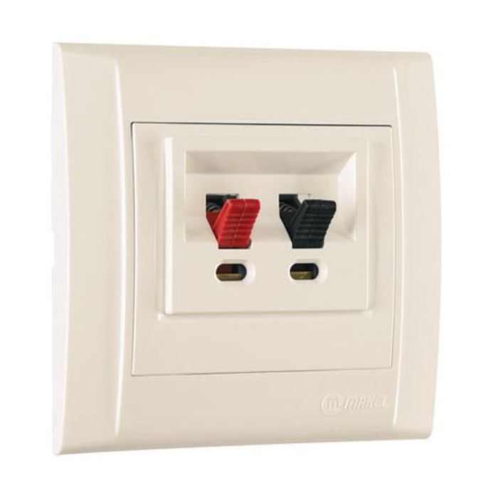 Розетка MAKEL Defne Крем (HI-FI) Фото