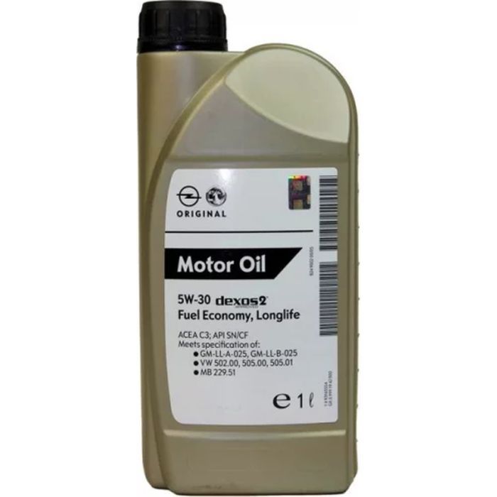 Моторное масло General Motors dexos2 5W-30, 1л Фото