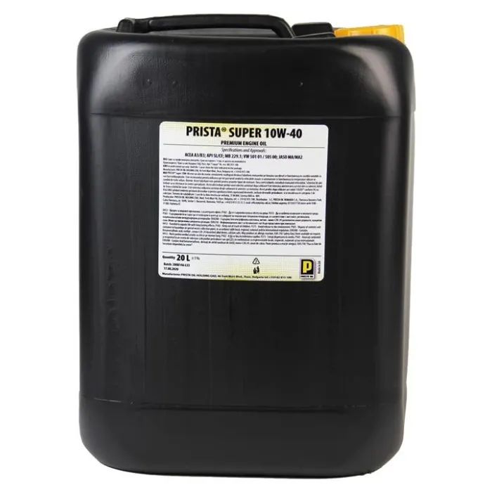 Моторное масло PRISTA Super 10w40 20л Фото