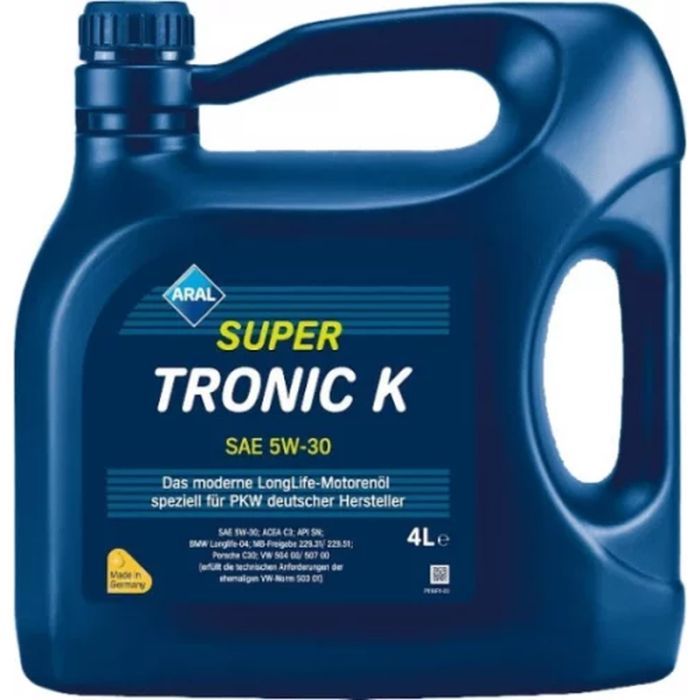 Моторное масло Aral SuperTronic K 5W-30, 4л Фото