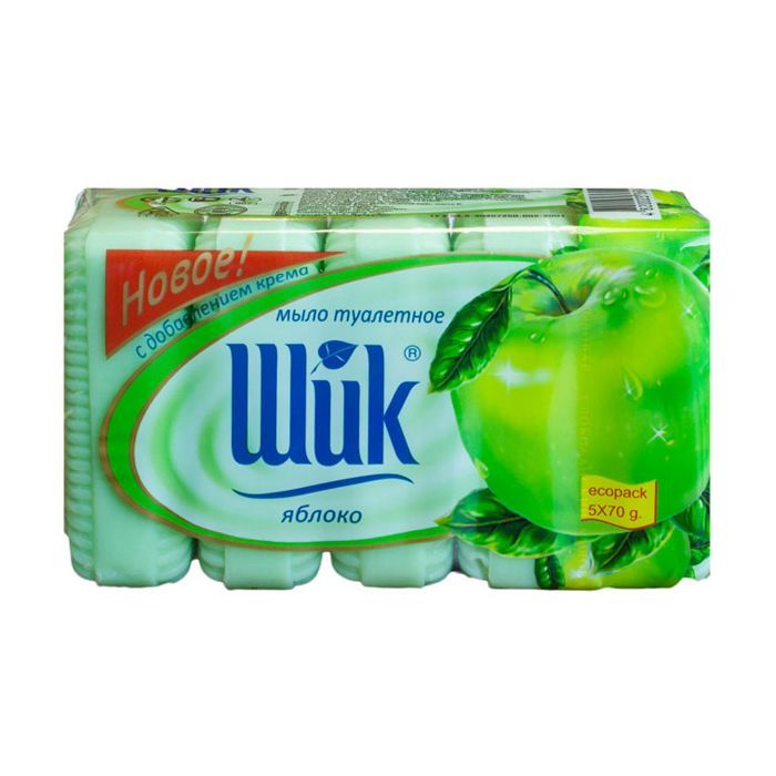 Твердое мыло Шик Яблоко 5x70 г Фото