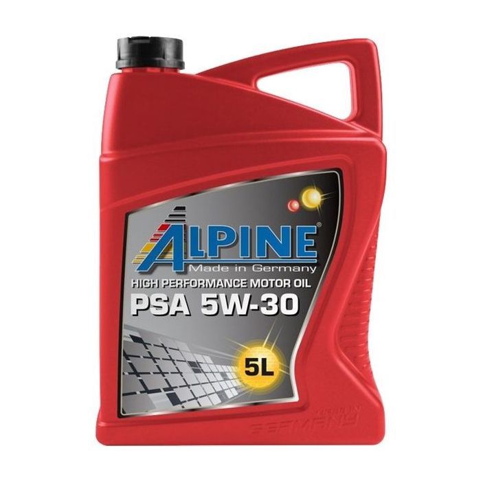 Моторное масло Alpine 5W-30 PSA 5л Фото