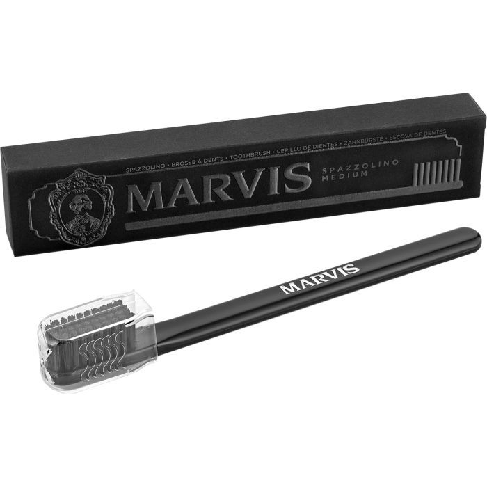 Зубная щетка Marvis средней жесткости Черная Фото