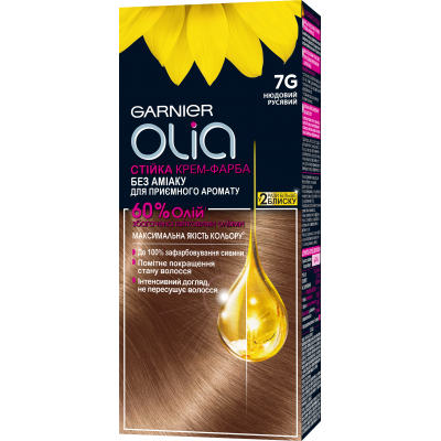 Краска для волос Garnier Olia 7G Нюдовый русый 112 мл Фото