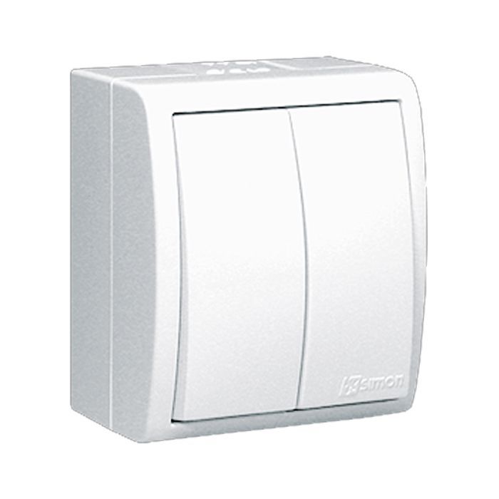Выключатель Simon IP54, білий Фото