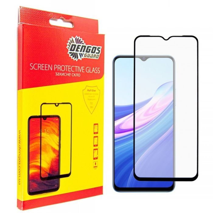 Стекло защитное Dengos Full Glue VIVO Y53s (black) Фото