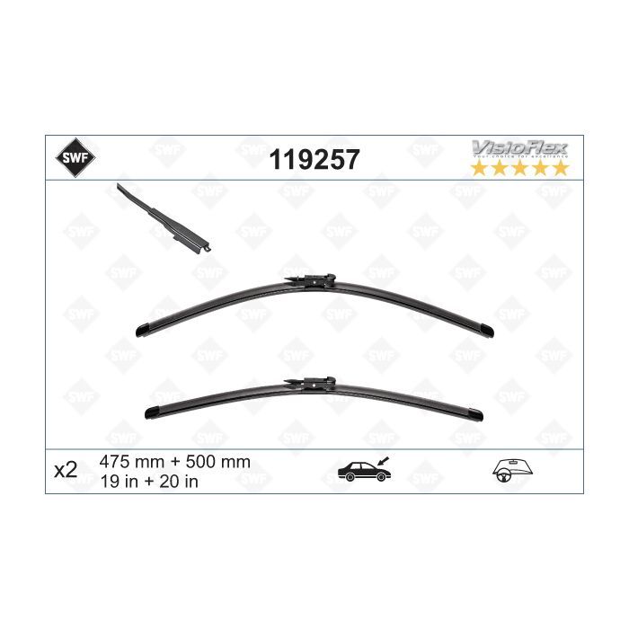 Щетка стеклоочистителя SWF 119257 Фото