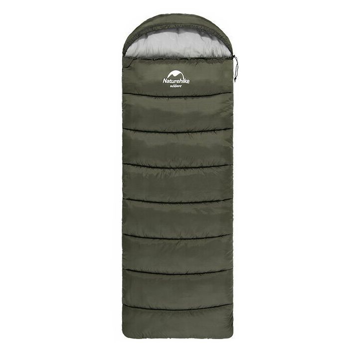 Спальный мешок Naturehike U350 NH20MSD07 Hollow Cotton Right Green Фото