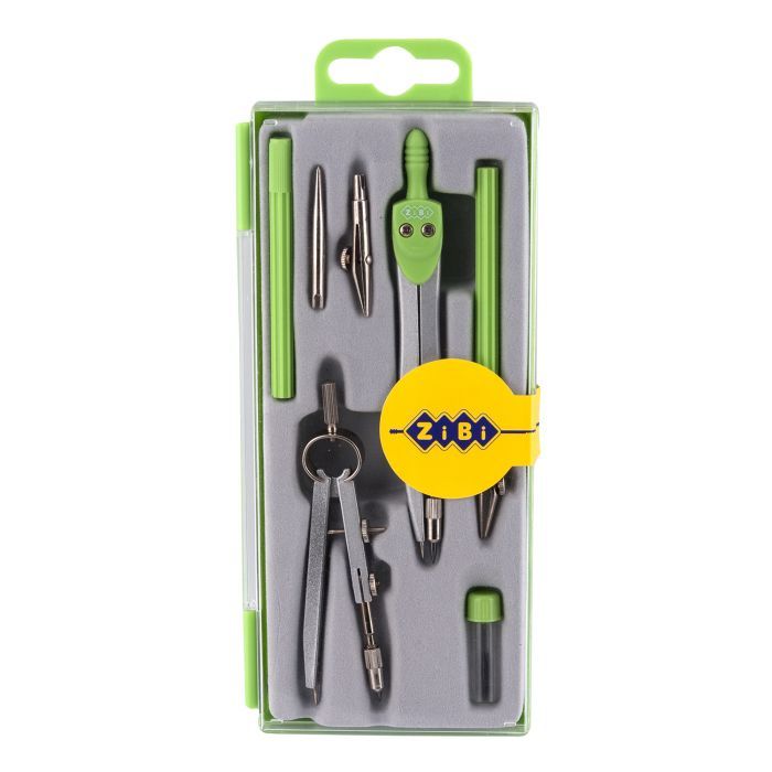 Готовальня ZiBi BASIS 7 предметов, зеленый, KIDS Line Фото