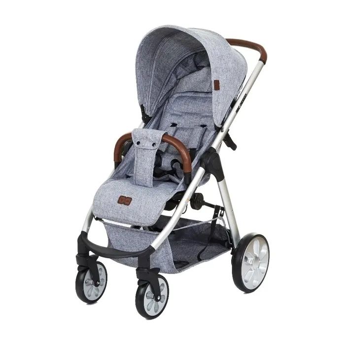 Коляска ABC design Mint Graphite, светло-серая Фото