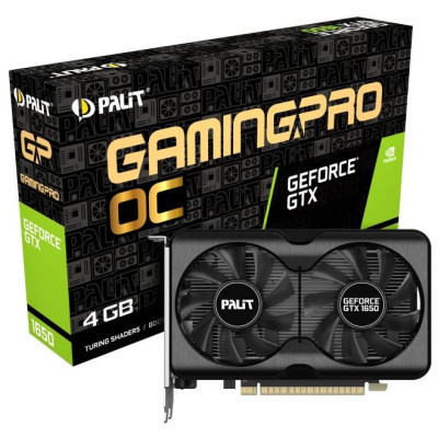 Видеокарта Palit GeForce GTX1650 4096Mb GAMINGPRO OC DDR6 Фото