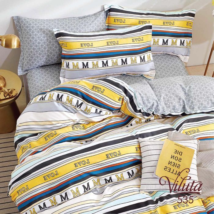 Постельное белье Viluta Сатин Твил 535 214х150 подростковый Фото