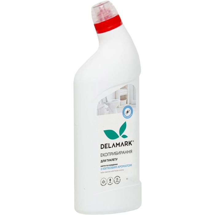 Средство для чистки унитаза DeLaMark с цветочным ароматом 1 л Фото