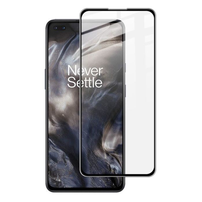 Стекло защитное PowerPlant Full screen OnePlus Nord, Black Фото