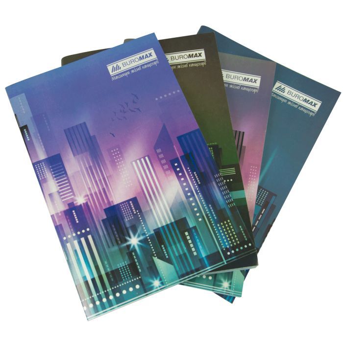 Канцелярская книга Buromax А4 JOBMAX, 96 аркушів, клітинка Фото