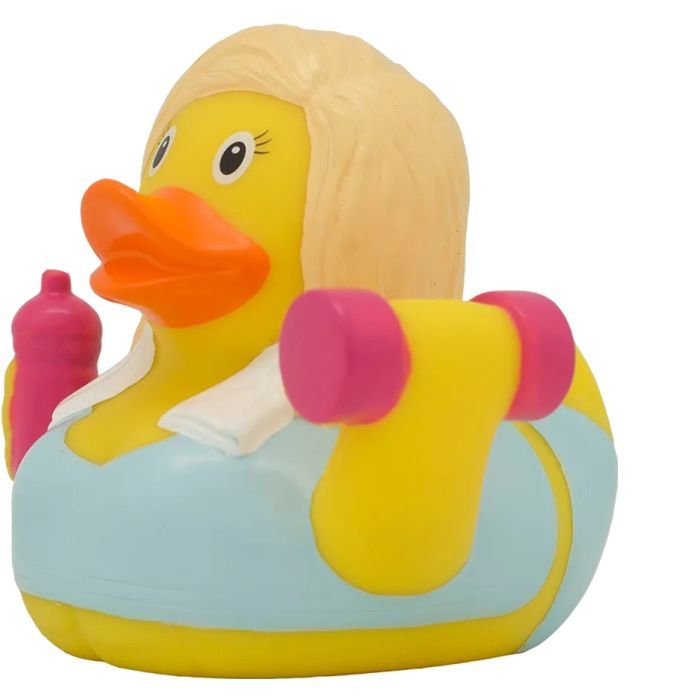 Игрушка для ванной Funny Ducks Качка Фітнес дівчина Фото