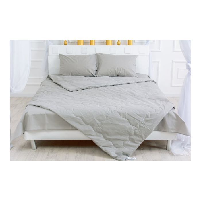 Одеяло MirSon антиаллергенное Летнее BamBoо №2376 Light Gray 155 Фото