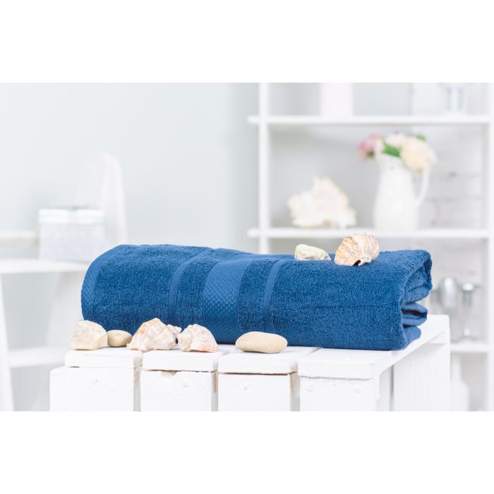 Полотенце MirSon банний 5006 SoftNess Kingblue 100x150 см Фото
