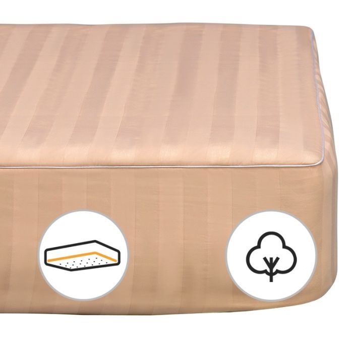 Наматрасник MirSon Carmela Cotton 461 200x220 см Фото