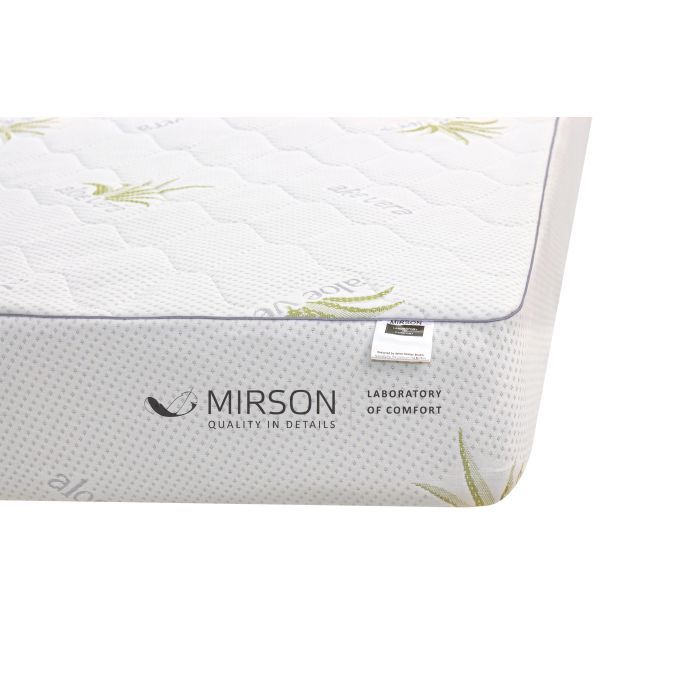 Наматрасник MirSon №1034 Alberto Bamboo Strong Aloe Vera 120х190 см Фото