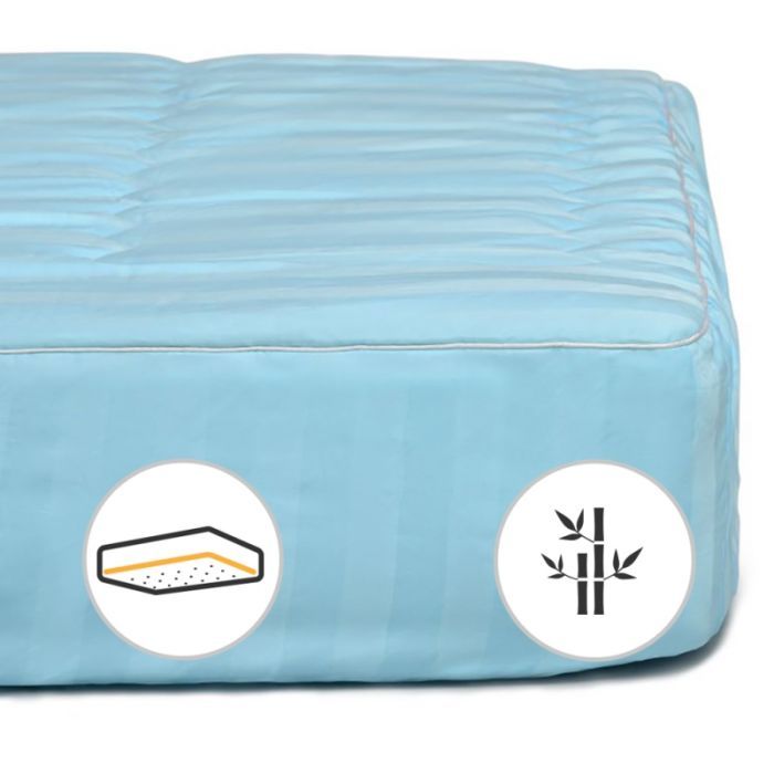 Наматрасник MirSon Valentino Вamboo 612 200х200 см Фото