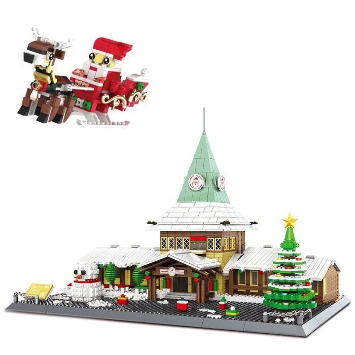 Конструктор Wange Офис Деда Мороза, Финляндия Фото